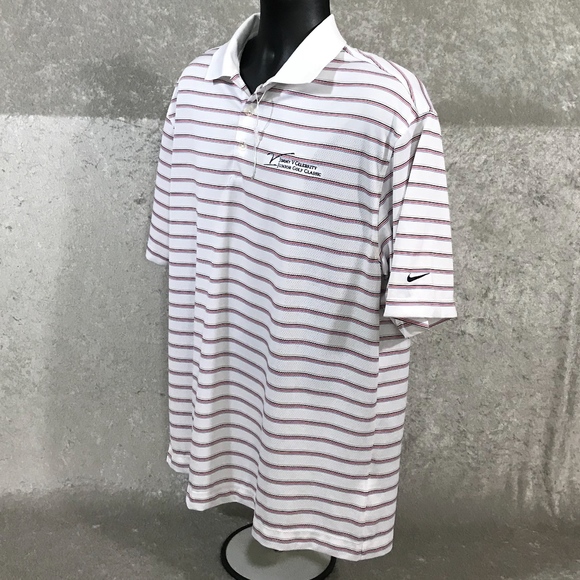 NIKE GOLF FITDRY JIMMY V JUNIOR GOLF CLASSIC POLO - Picture 4 of 8